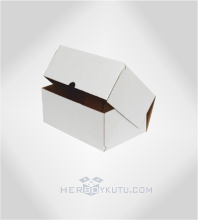 17x12,5x5,5 cm Ölçü E-Ticaret Beyaz Kargo Kutusu